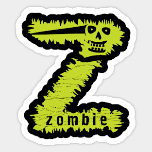 Zombie Sticker